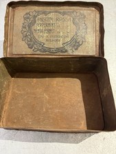 Scatola di latta PASTIGLIE ROSSA Inizio 1900 Scavo Reale Casa Savoia Guerra