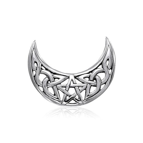 Crescent luna pentacolo 925 - crescent,