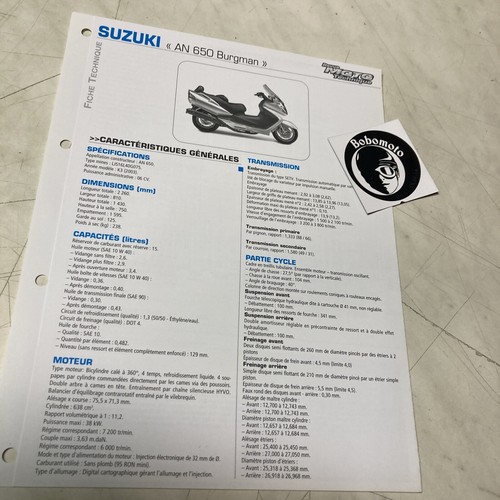 Suzuki an650 burgman 2003 - an650,