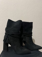 stivali donna neri tacco basso