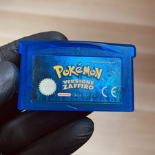 Pokemon Zaffiro GBA Game Boy Advance Nintendo ITA Italiano Batteria NUOVA