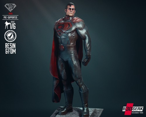 Statua resina red - in, son