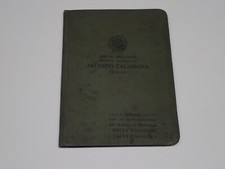 ISOTTA FRASCHINI MOTORE AVIAZIONE TIPO V 4 B 150/160 HP NORME PER MANUTENZIONE