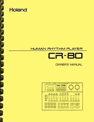 Roland lettore ritmo - cr-80,