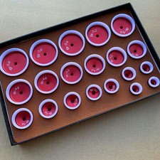 Strumento Orologio Professionale 20 Misure con Coperchio in Gomma Metallo Alluminio Stampo