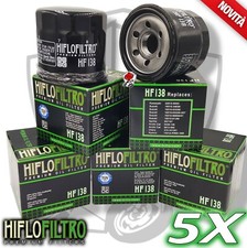 KIT 5 FILTRI FILTRO OLIO HIFLO
