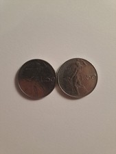 2 Monete 50 Lire 1977