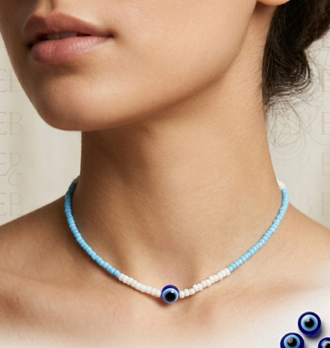 Collana girocollo perline - collana,
