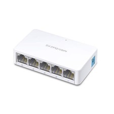 TP-Link Mercusys MS105 Switch Ethernet 5 Porte 10/100Mbps, Sdoppiatore Ethernet,