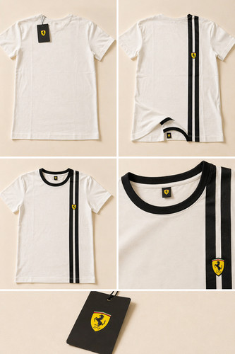 Shirt ferrari bianca uomo - bianca,