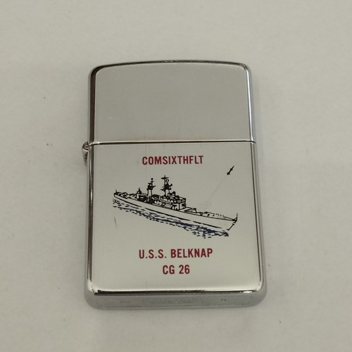 1991 zippo lighter uss belknap - 1991,