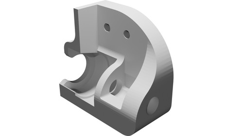 Supporto asta 8mm - supporto, per