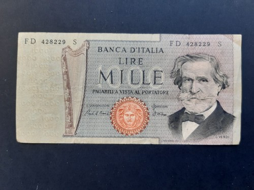 Italie billet 1000 lire 1969 - 1000,