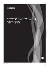 Yamaha psr e253 ypt - psr-e253, ypt-255