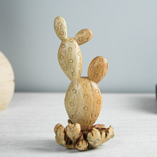 Scultura cactus in legno