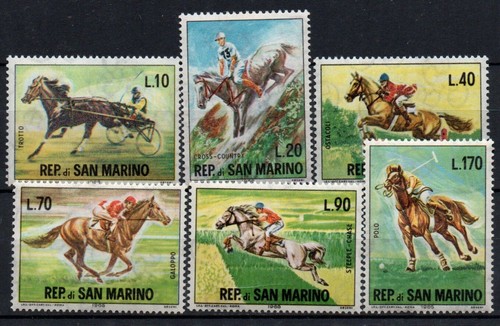 San marino 1966 ippica serie - san,