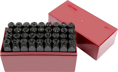 Set timbri lettere numeri - set,
