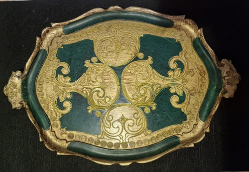 Vassoio fiorentino legno - vassoio,