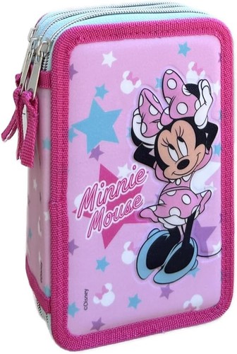 Astuccio scuola zip minnie - scuola,