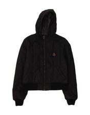 REFRIGIWEAR Giacca donna Cruz imbottita con cappuccio UK 14 Medium nera BX10