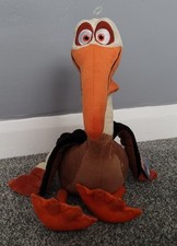 Peluche Disney Pixar Finding Nemo raro Nigel Pellicano timbrato giocattolo morbido nuovo con etichette