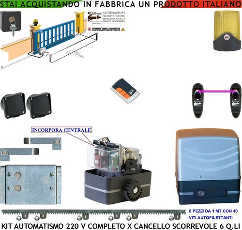 Cancello elettrico scorrevole - elettrico,