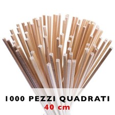 Bastoncini per Zucchero filato da 40 CM 1000 PEZZI - Per uso alimentare -Clicca!