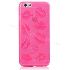Cover Custodia per iPhone 6 4.7" Cuori Love Amore Pink Fucsia Baci kiss moda