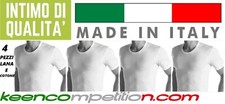 4 MAGLIE INTERNE UOMO A
