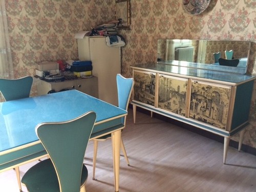 Contro buffet vintage anni - ,