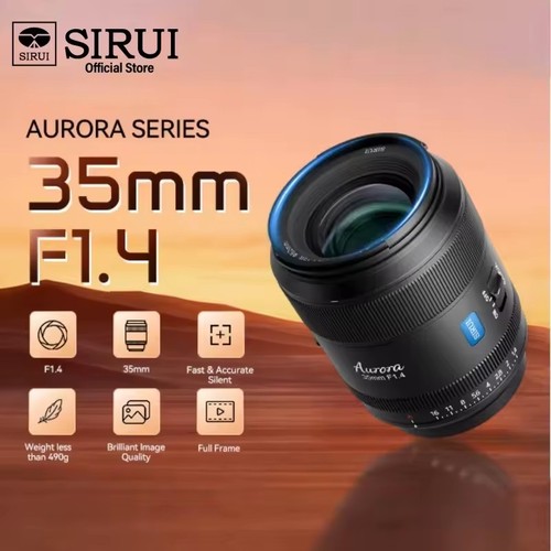 Sirui 35mm auto focus - f1.4,