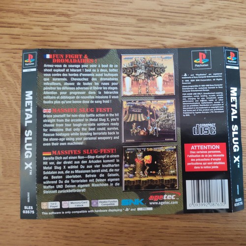 Copertina anteriore metal slug - anteriore,