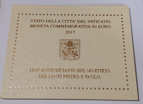 Euro vaticano 2017 pietro - euro,