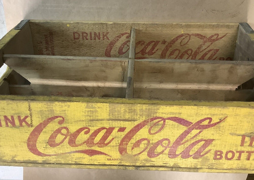 Cassa coca cola legno - in,