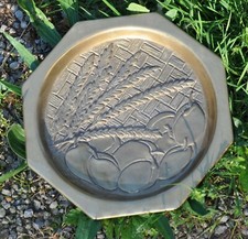 VASSOIO OTTONE FRUTTA SPIGHE PIATTO APERITIVO RUSTICO