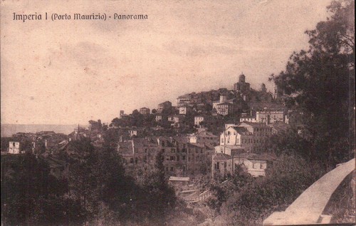 Cartolina porto maurizio - di,
