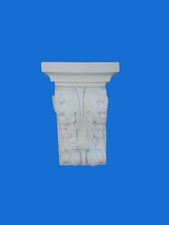 CAPITELLO-MENSOLA IN GESSO -Art.4- (Prodotto laccato bianco)