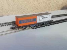 LIMA CARRO 2 ASSI PORTACONTAINER "MERZARIO CONTRAS" SENZA SCATOLA