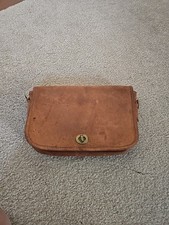 Borsa Coach City vintage #0749 tracolla in pelle marrone senza tracolla