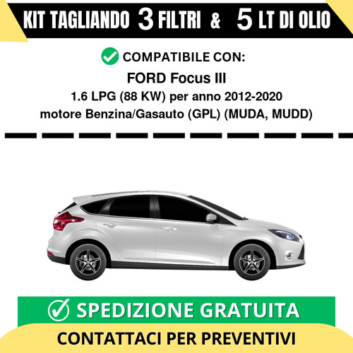 Tagliando per ford focus iii - per,