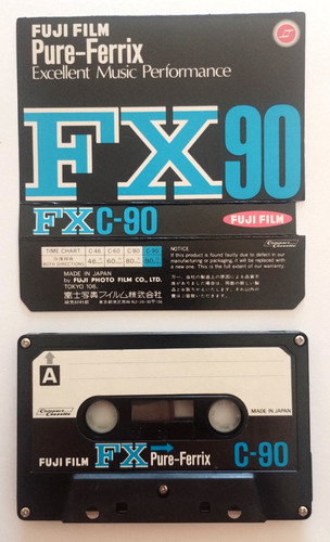 Fuji 90 musicassetta - fuji,