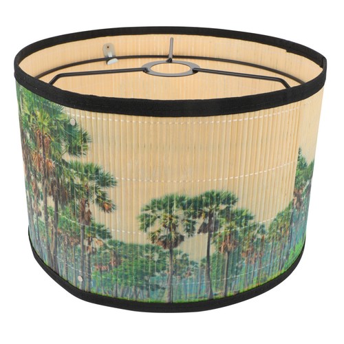 Paralume lampada bamboo stile - lampada,