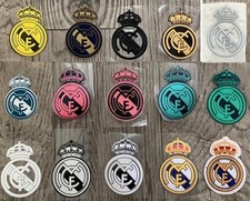 Distintivo calcio logo squadra REAL MADRID ferro su toppa