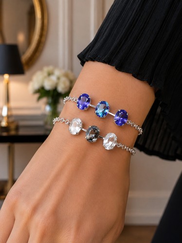 Bracciale catena argentata - , con