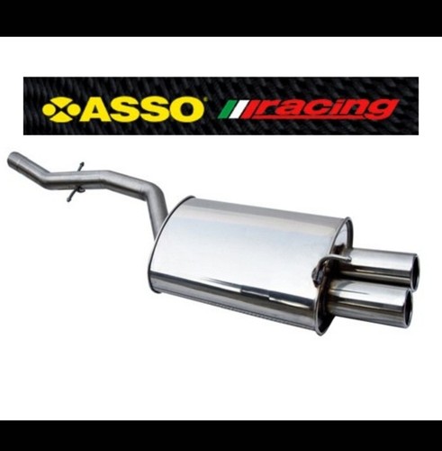 Scarico sportivo asso racing - asso,
