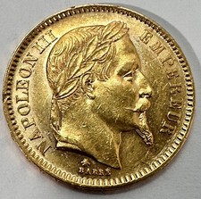 1862-A Francia 20 Franchi