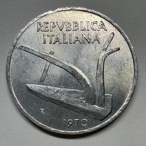 1970 italy lire coin - 1970,