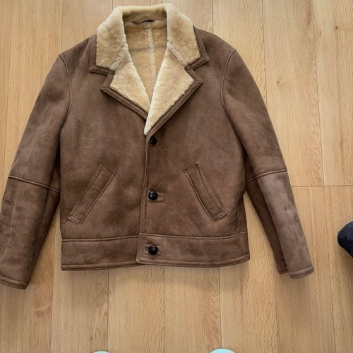 Giacca pelle shearling schott - giacca,