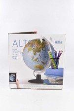 Mappamondo Alto Rilievo 30cm In Plastica Con Luce