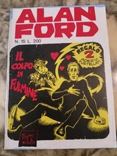 ALAN FORD N. 15 GIUGNO 1970 "IL COLPO DI FULMINE" EDITORIALE CORNO  TOP *RARO*